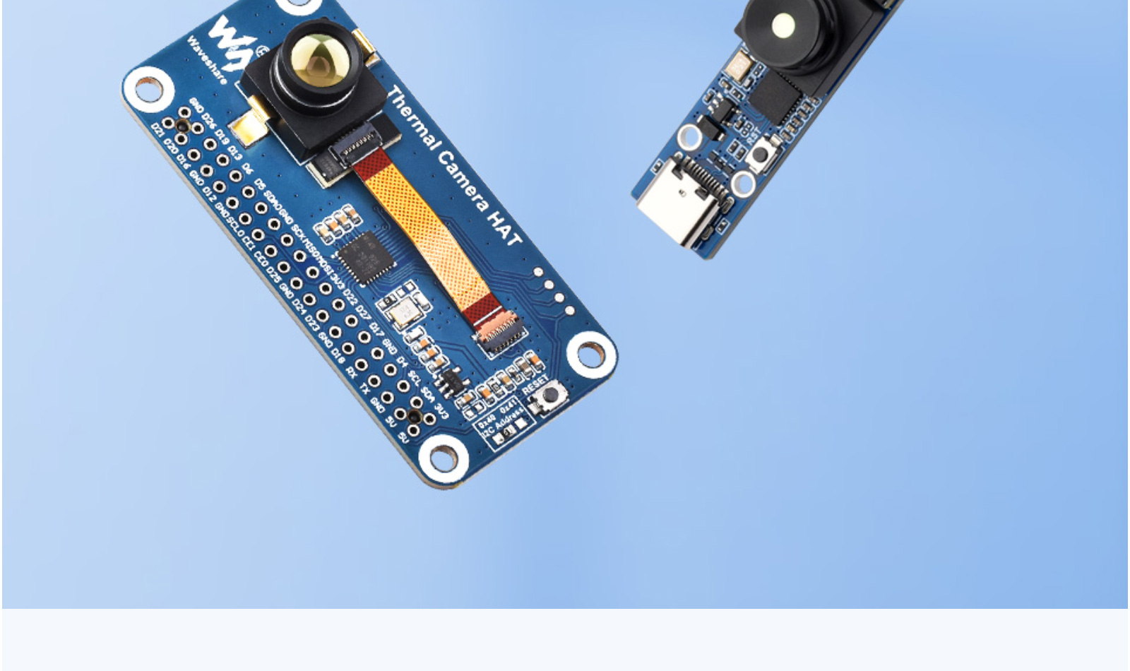 Weixue Non-Contact Far Infrared Thermal Image Sensor Module Thermal Imager for Raspberry Pi/USB Drones Racing Drone Accessories