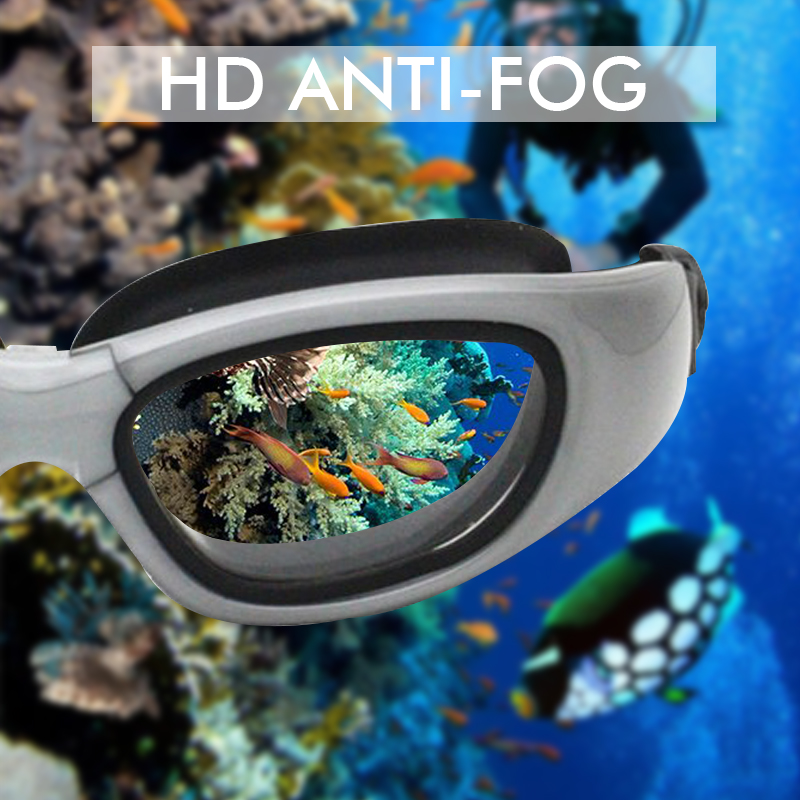УЛЬТРАФИОЛЕТОВЫЙ не защитите никакие изумленные взгляды заплыва Fogless утечки для персонализированного плавания