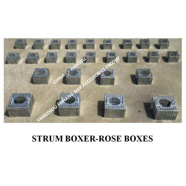 MARINE SUCTION ROSEBOX STRAINER GALVANIZED STEEL PLATE 5K-100A JIS F7206