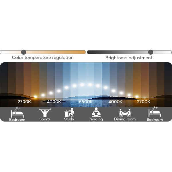 Controle remoto Ventilador de teto LED Alto fluxo de ar 5 lâminas 65 polegadas 2- com luz e controle remoto