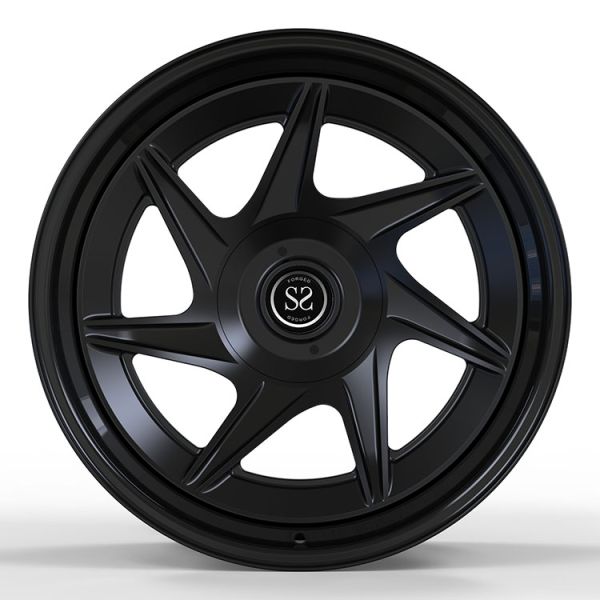 чернота 2-PC лоска 20inch 13J широкая выковала оправы алюминиевого сплава для Nissan GTR 5x114.3