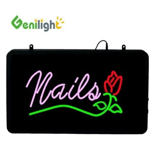 Indoor Used LED Message Board Advertising RGB LED Nails Sign with View Angle H/V