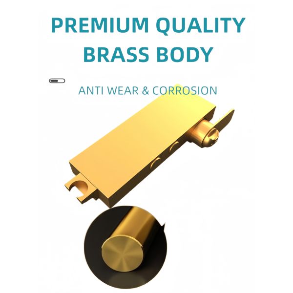 Light Exposed Valve Showers Three Handles Premium Brass Pressurized Spray Gun White