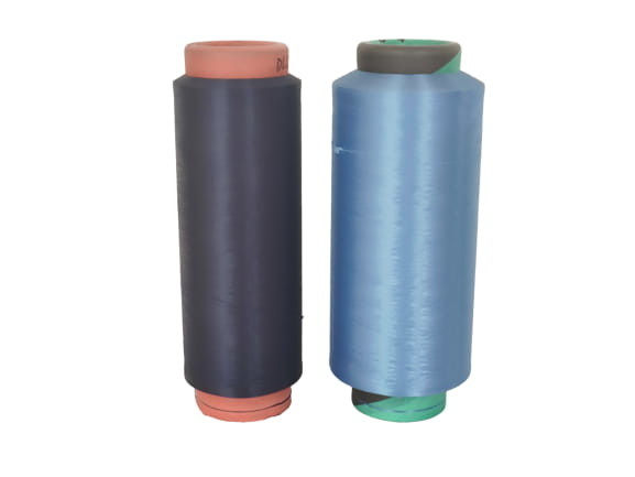 BLUE NYLON DOPE DYED YARN PA 6 FOR HOSIERY 78DTEX 24F HOT SALE