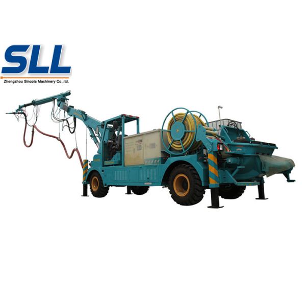 Stability concrete spraying shotcrete machine for sale convey cylinder with long stroke