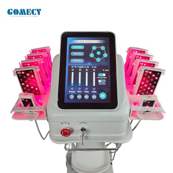 Advanced 6D lipolaser lipolysis 209mw Super 6d Lipo Laser Liposuction Machine with 635nm 650nm 780nm 810nm 940nm 980nm