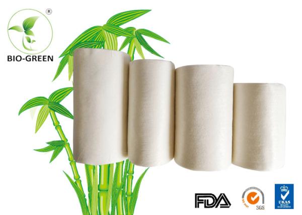 Anti - Bacterial Bamboo Diaper Liners For Cleaning Dry Wipe 15*30cm/sheet