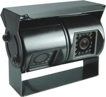 Waterproof IP67 Dual lens car camera for bus truck caravan Crane Heavy Equipments
