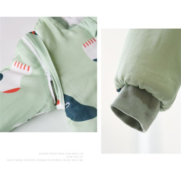 Breathable Printed Baby Sleep Sack Custom Color Softest Baby Pajamas Eco - Friendly