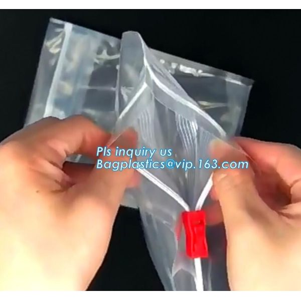 Child Resistant k Bag Child Resistant Bag with a Child Proof Locking System Made in China for Medicine Packaging