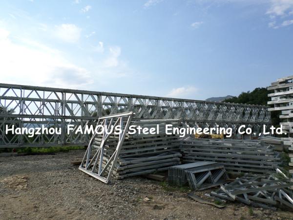 Mabey Galvanized Steel Bridge Portable Permanent Bailey Steel Structure Decking
