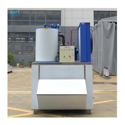 Máquina de hielo industrial con capacidad de producción de hielo de 3 toneladas y almacenamiento de hielo de 1200 kg