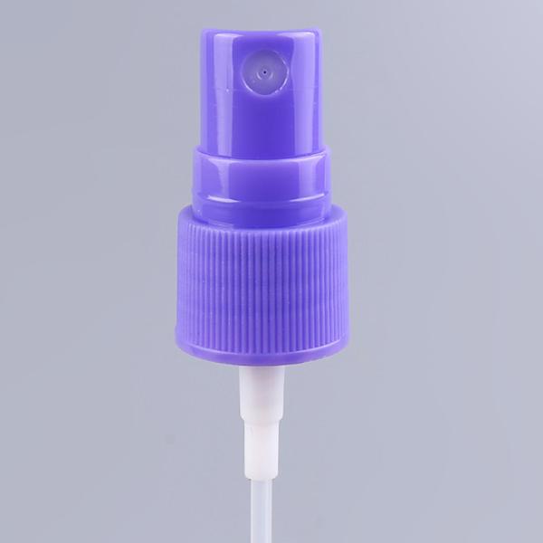 Purple Red Fine 28mm Mist Spray Pump Sprayer With Negotiation Tube