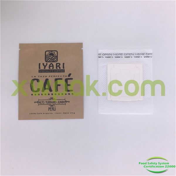 Штейновая фольга финиша выровняла жару цедильных мешков кофе потека чая травы - сумку уплотнения уплотнения 3 бортовую для закуски