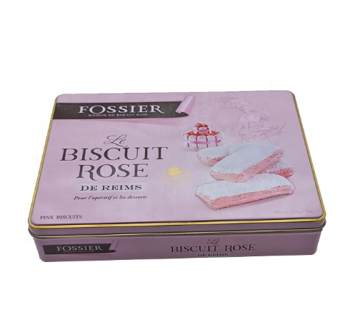 Waterproof 1C Printing Biscuit Tin Box Metal Tin Packing