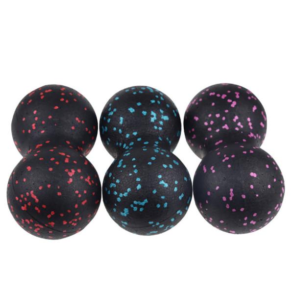 EPP Facial Foam Massage Balls Peanut Gym Equipment 8 X 16CM Exercise Roller Balls