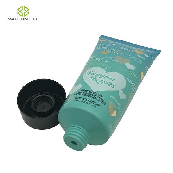 Body Lotion Plastic Tube Packaging Screw Cap Customized Logo Printing