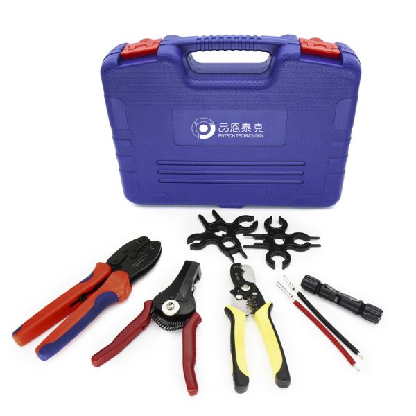 Conectores Mc4 solares que Ratcheting a ferramenta de friso dos alicates do fio