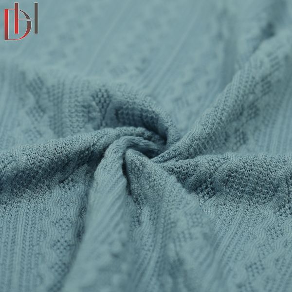 Winter Clothing Woven Jacquard Fabric Breathable Jacquard Polyester Fabric