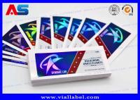 Holograma personalizado Etiquetas de frascos de 10 ml Para péptidos anabolizantes 10 ml Garrafas de vidro etiquetas de adesivo de remédios