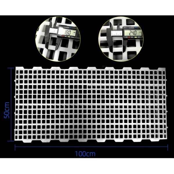 Goat Farm Plastic Slatted Floor Broiler House White / Customized