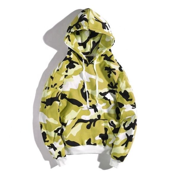 ODM Leisure Sports Team Hoodies Spring Camouflage O Neck Hoodie