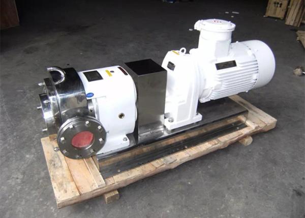 Sanitary Rotary Lobe Pump , Stainless Steel Pump Food Grade For Honey / Food