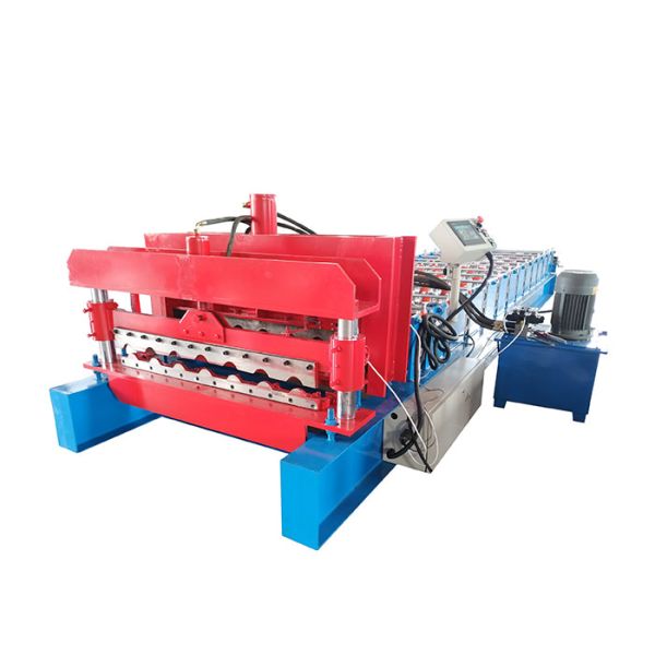 Color Steel Plate GL 5.5kw Metal Roof Roll Forming Machine