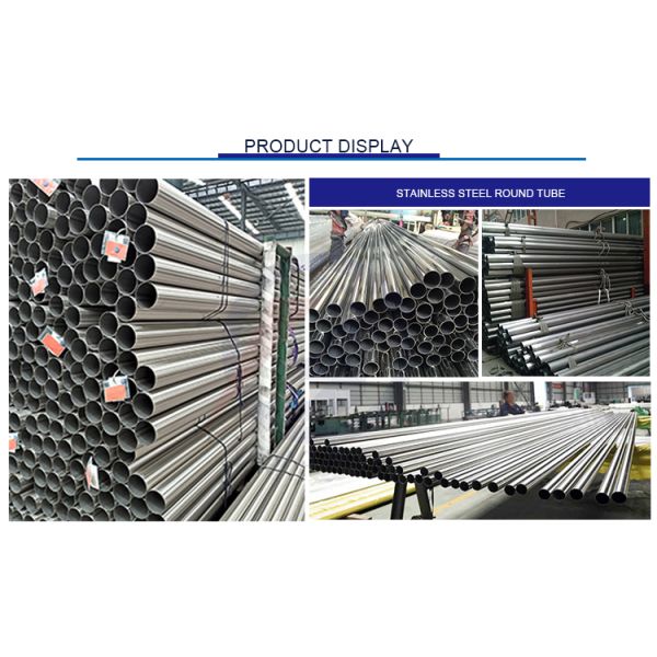 Stainless Steel Pipes Pressure Rating Schedule 80 JIS SUS202/201 ASTM201/304/316L 2B/BA/NO.1/NO.3/NO.4/8K/HL/2D/1D Surface