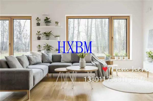 Anti Shaping soundproof 5mm Triple Glass aluminum clad Oak Wood Windows