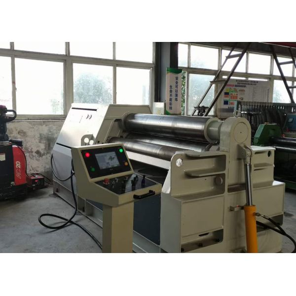 Acier au carbone hydraulique W12-12*1500 de machine à cintrer de commande numérique par ordinateur de PLC