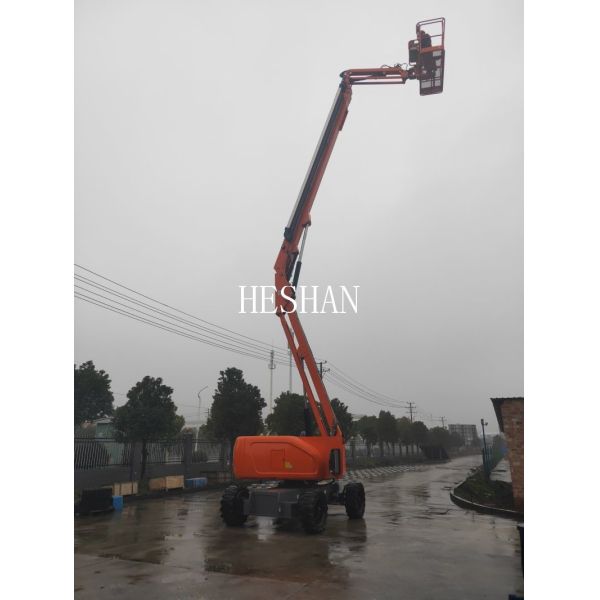 Industrial Articulated Boom Lift Hydraulic Cherry Picker Man Lift SGS Approved