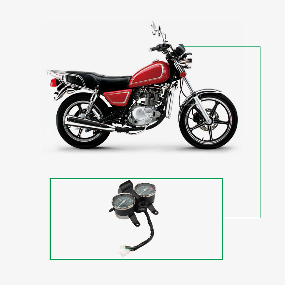 YAYE High Performance Hot Sale GN125 Motorcycle Spare Parts Speed Clock Motorcycle Speedometer
