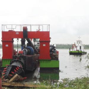 Dredge de succión de cabeza de cortador con profundidad de cabeza de cortador