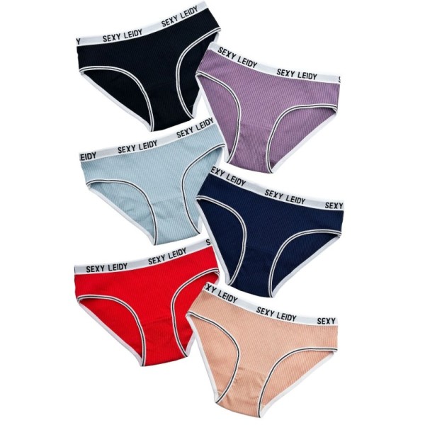 Wholesale Women High Quality 95% Cotton Fashionable Belt M-xl Women Brief Quality Slips Cotton Femme Lady Panty Briefs