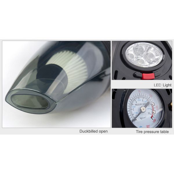 Multi Function Universal Car Accessories Car Vacuum Cleaner 2500 Mba Suction Power