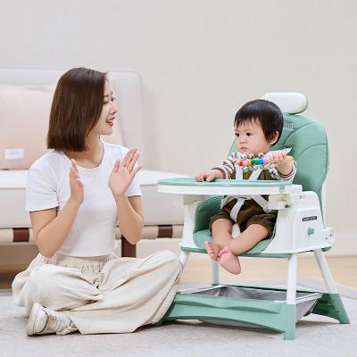 Certificado EN71 Cadeira de jantar para bebés Cadeira de alimentação para bebés dobrável multifuncional