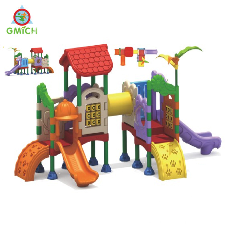 China Manufacturer Popular Outdoor Small Playground Slide Sets Durable Children Playground Equipment for Kindergarten