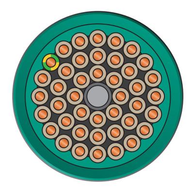 High Speed Drum Reeling Highly Abrasion-Resistant Polyurethane Cable For Electric Drive Reel With Speeds Up To 200 M/Min