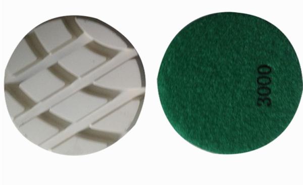 3-4 Inch Diamond Floor Pads Metal Bond Polishing Granite Pads For Concrete