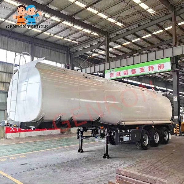 40000 Liters Liquid Tanker Trailer FUWA 13T Axle Fuel Tank Trailer