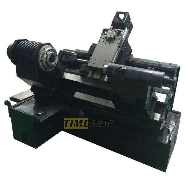 Max. Swing Diameter of 440mm Single Spindle CNC Turning Center with Machining Capability