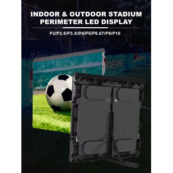 LED Stadium Screen with 2mm-10mm Pixels 960x960mm Module Size and 4000-5500 Brightness for Full-Color Video Wall