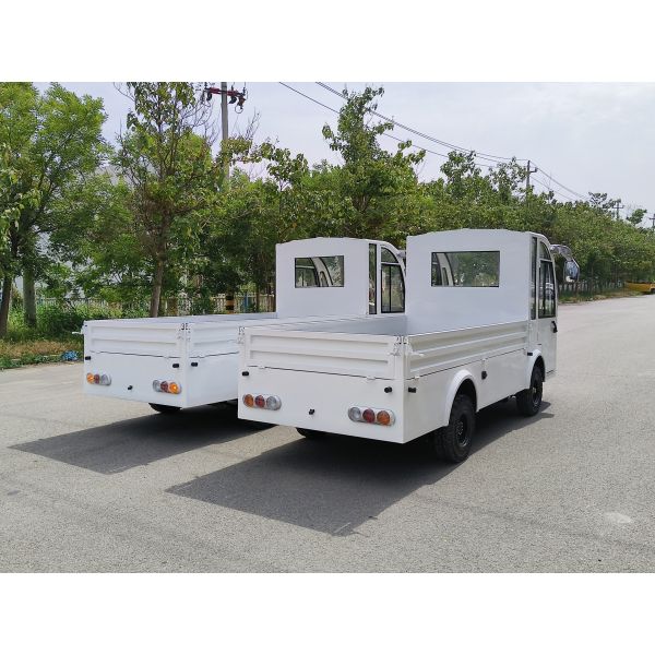 Two Electric Cargo Trucks 72V High Load Capacity Long Range Green Environmentally Friendly And Lightweight