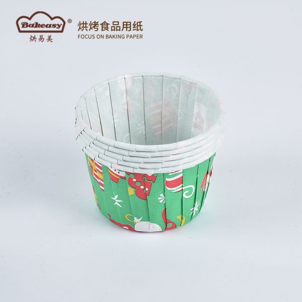 Rolled Rim Muffin Cup for Cupcakes Greaseproof & Disposable Premium Food-Grade Liners
