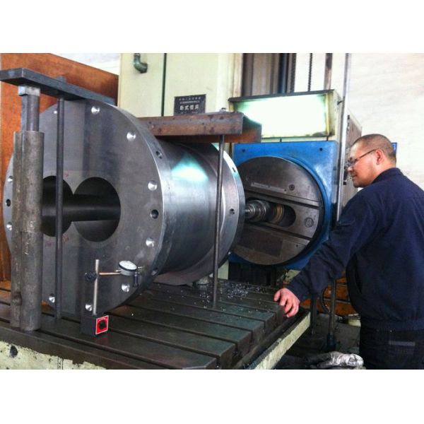 223mm Diameter Twin Screw Extruder Barrel for Maris TM223 POM Reactor with 38CrMoAla Material
