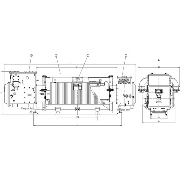  KBSG 10KV 100KVA Mining Flameproof Dry Transformer Substation Mb ATEX Certified Frequency Conversion Transformer