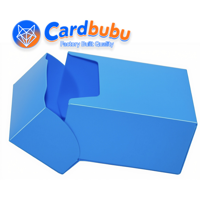 Personalized Secure Plastic Deck Box Secure Blue Trading Card Hard Case