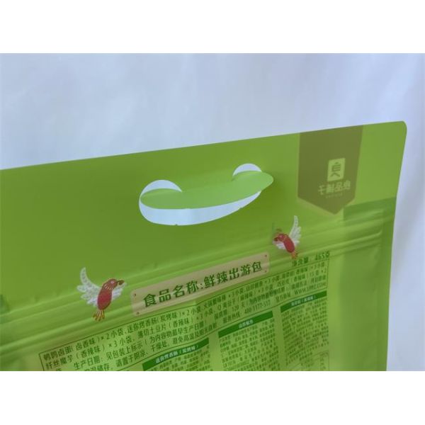 BRC Box Bottom Pouch Flat Bottom Packaging Bag With Clear Window