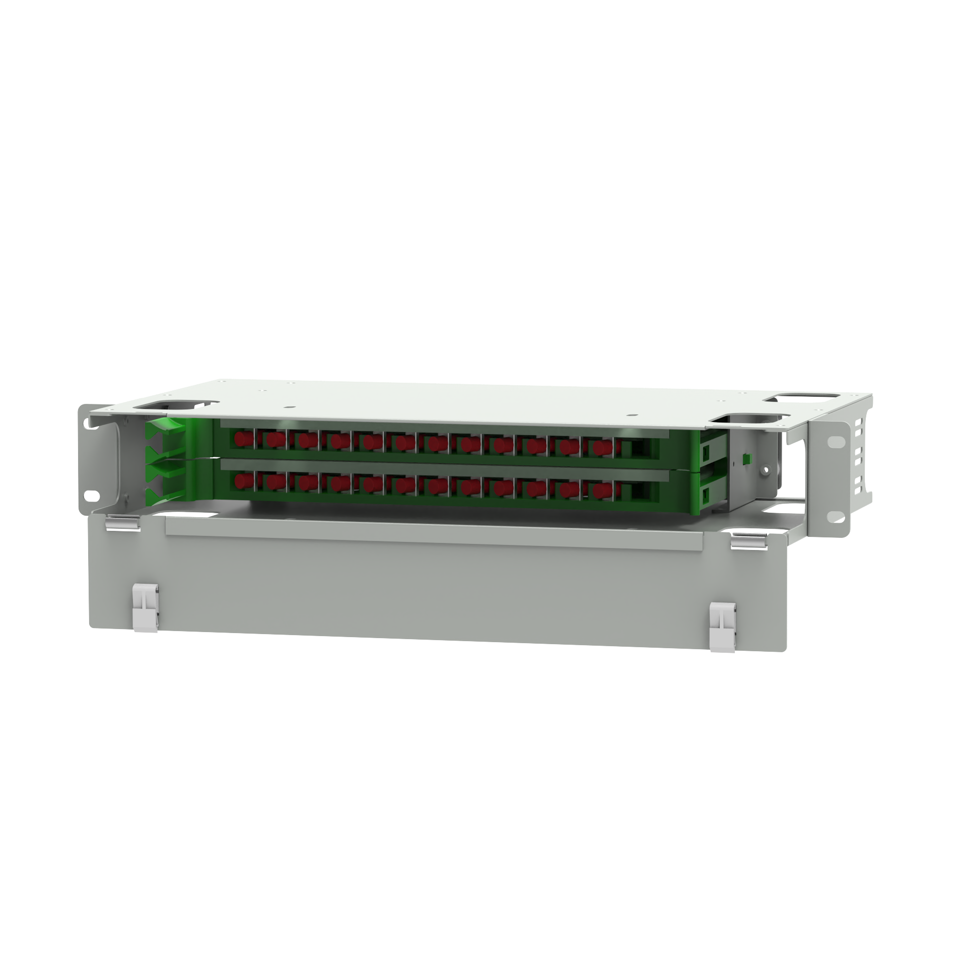 24 Port FC Type Fiber Optic Distribution Patchpanel Optic Fiber Equipment with 5 Time